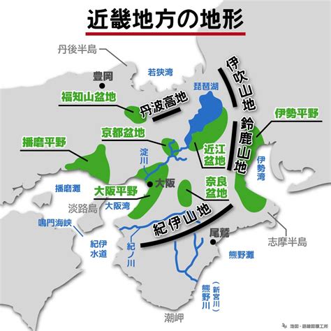 禁忌地方|【中学地理】近畿地方の要点まとめ！地形や産業の特。